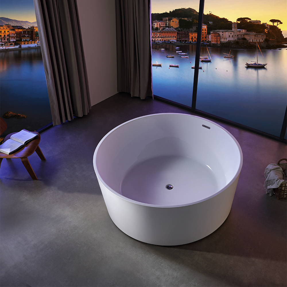 SHUIDAO Round Freestanding Bathtub — Aerial View