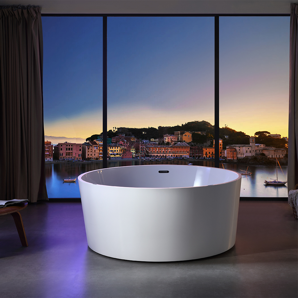 SHUIDAO Round Freestanding Bathtub — Aerial View